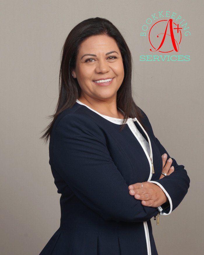 Adriana Mendoza with company logo in upper left.
